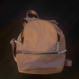 Lululemon mini backpack light pink